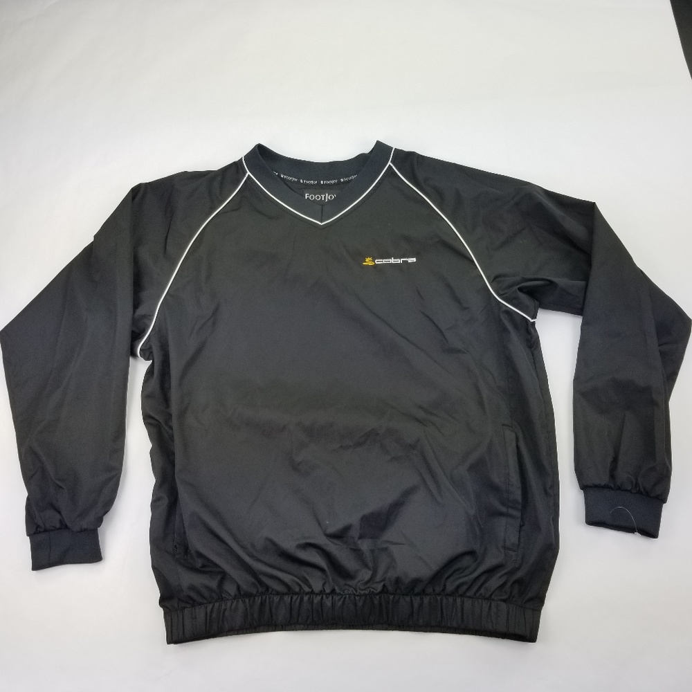 Footjoy Windbreaker Pullover Black Cobra Long 401
